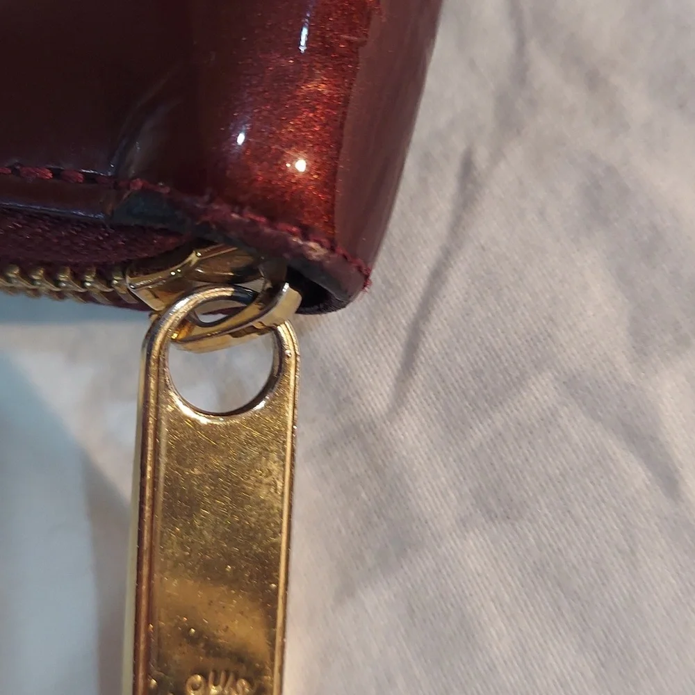 Louis Vuitton Monogram Vernis Amarante wallet zip